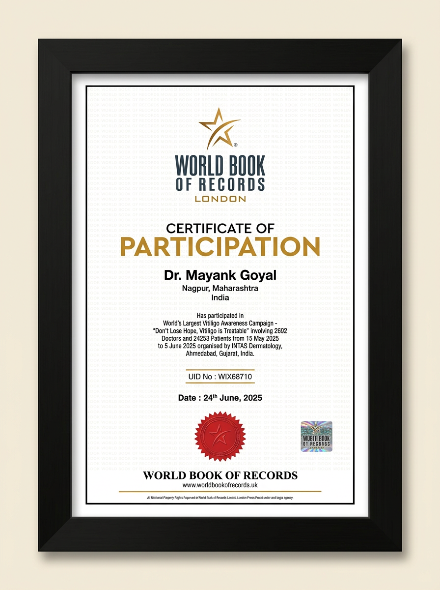 World Book of Records, London — Vitiligo Awareness Campaign
