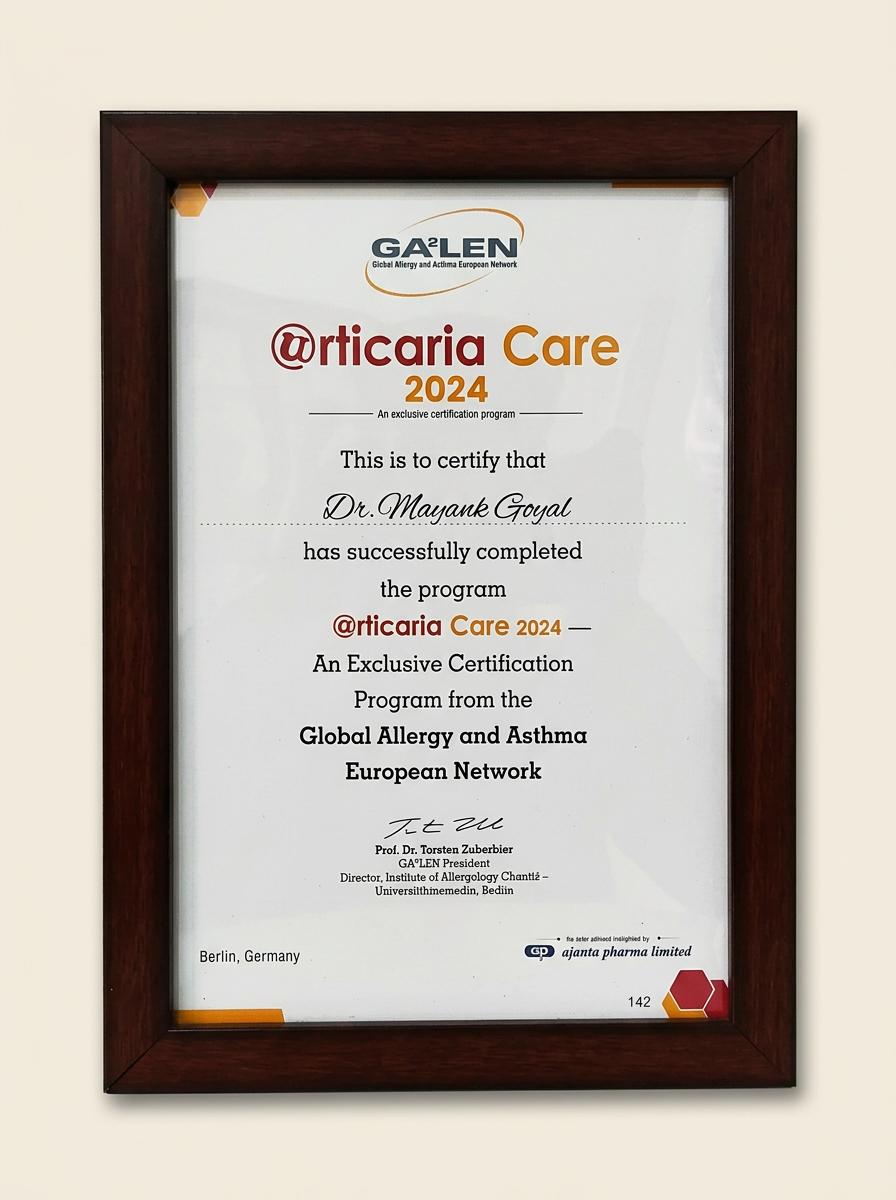 Urticaria Care 2024 — Exclusive Certification Program